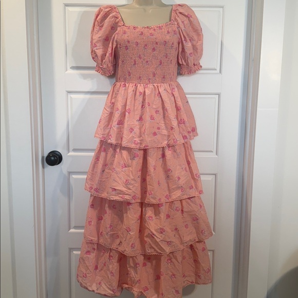 LoveShackFancy Dresses & Skirts - LoveShackFancy x Target Collab Ruched Bodice Maxi with tiered bottom XXS